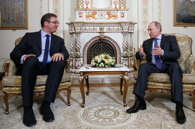 Aleksandar Vucic i Vladimir Putin